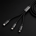 Velnotech 3-in-1 Braided Charging Cable – USB-C, Lightning & Micro-USB Universal Cable