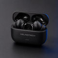 Velnotech AirBuds ANC TWS Earbuds – Active Noise Cancellation, 50H Playtime, Wireless Charging