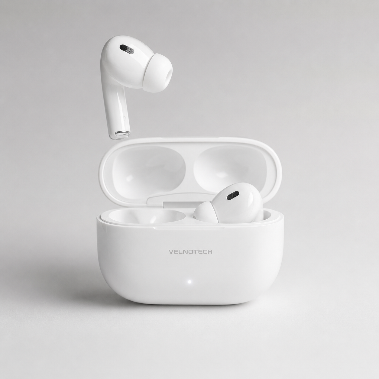 Velnotech AirBuds Pro TWS Earbuds – ENC Mic, 40H Playtime, Low Latency Gaming Mode