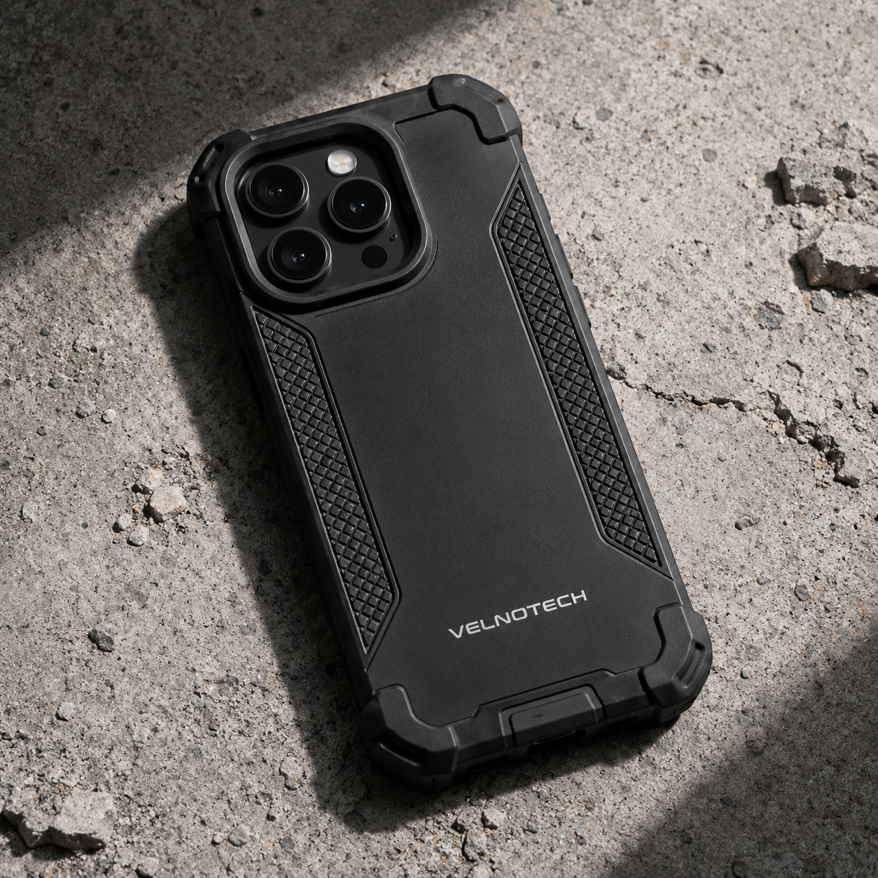 Velnotech ArmorX Military Shockproof Case for iPhone 13/14/15/16/17 – 3m Drop Protection Cover